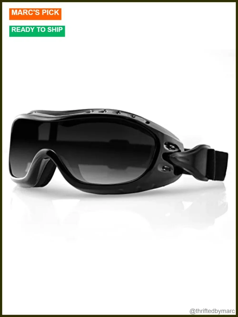 Anti-Fog Polycarbonate Lens Goggles for Motorcycle & Snow Sports